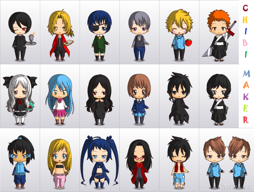 Create cute chibi characters with ChibiStudio Anime Avatar Maker! 