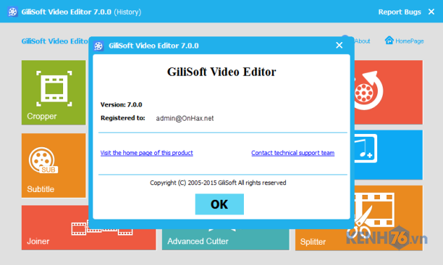 Hướng dẫn cách cắt video với phần mềm GiliSoft Video Editor