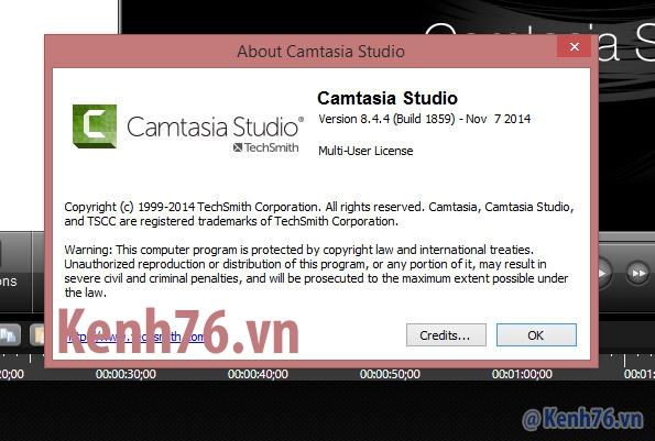 Download Camtasia 8.4.4 Full Serial Key - Phần mềm quay phim màn hình chuyên nghiệp