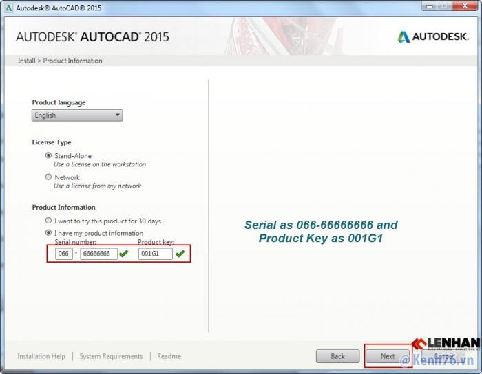 Hướng dẫn cài đặt và Crack AutoDesk Autocad 2015 Full Download + Keygen
