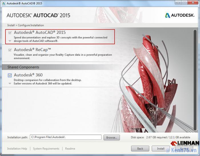 Hướng dẫn cài đặt và Crack AutoDesk Autocad 2015 Full Download + Keygen