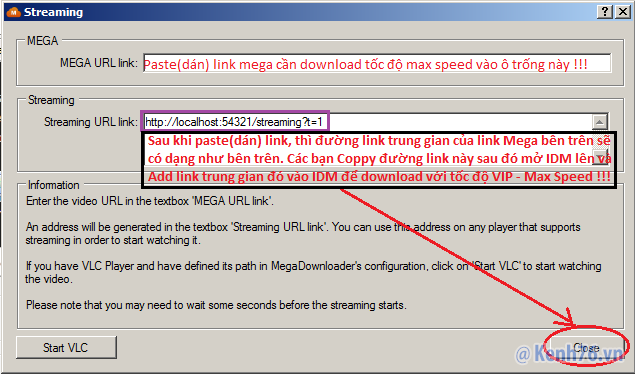Leech link Mega.nz không giới hạn bằng IDM với tốc độ max VIP