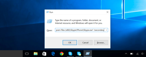Cách đăng nhập nhiều tài khoản Skype trên dùng 1 máy tính