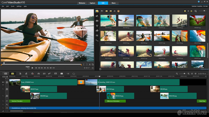 Download Corel VideoStudio Ultimate X10 full crack + Plugin + Video Effects & Transitions