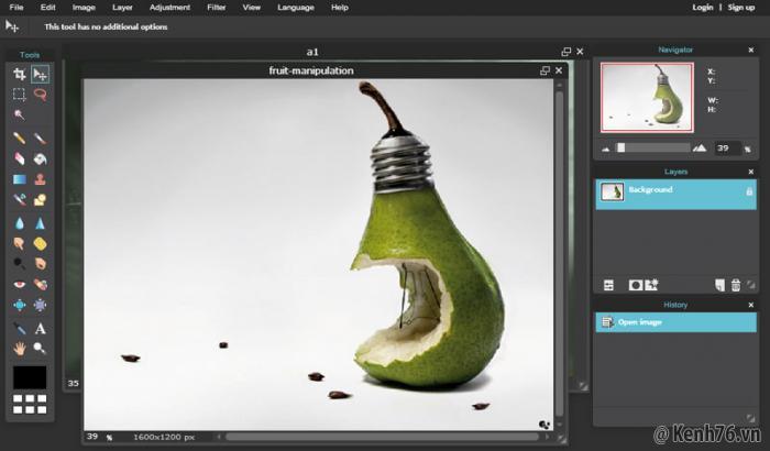 Photoshop Online, phần mềm photoshop trực tuyến miễn phí 2016