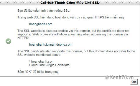 Cài đặt SSL miễn phí CloudFlare 2017 để tăng lợi thế SEO cho Website