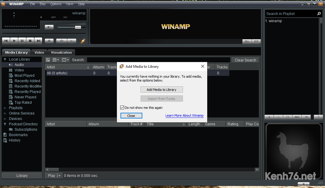 Winamp trở lại sau 4 năm, mời anh em tải về Ver 5.9