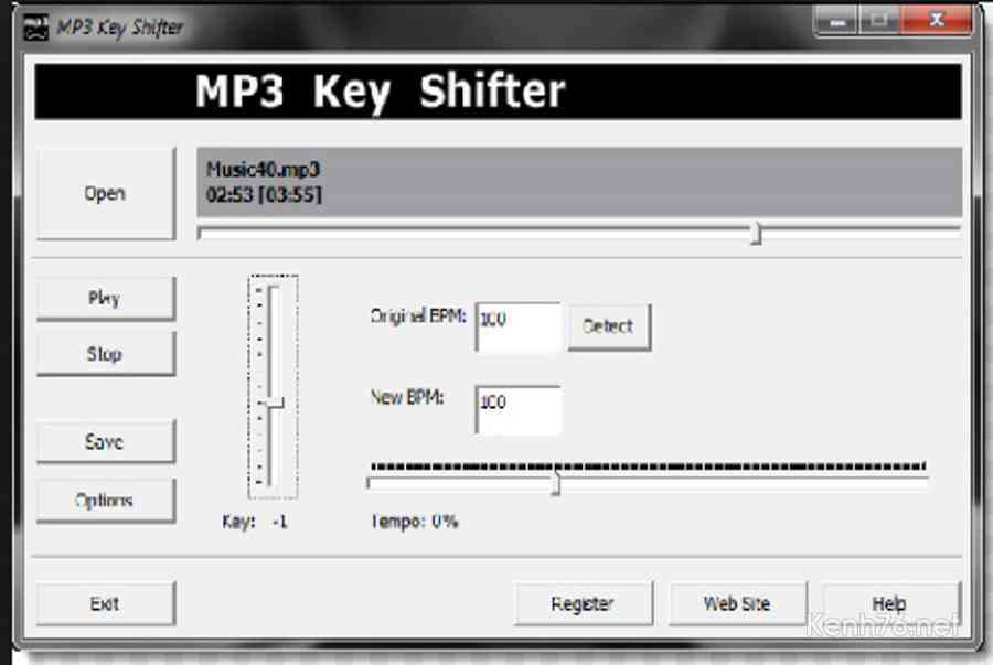 MP3 Key Shifter Full Crack - Phần mềm tạo bản thu hoàn hảo