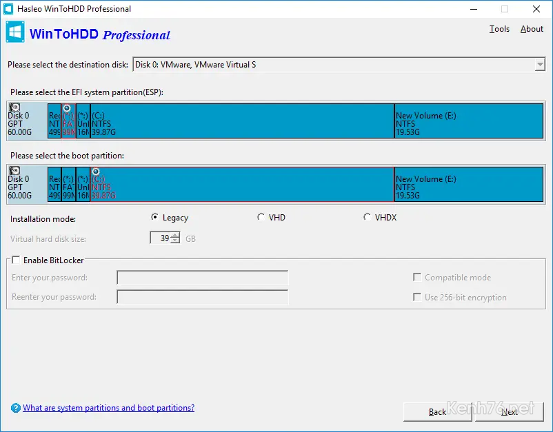 Tải WinToHDD 5.8 Technician Repack + Portable - Hướng dẫn cài đặt chi tiết