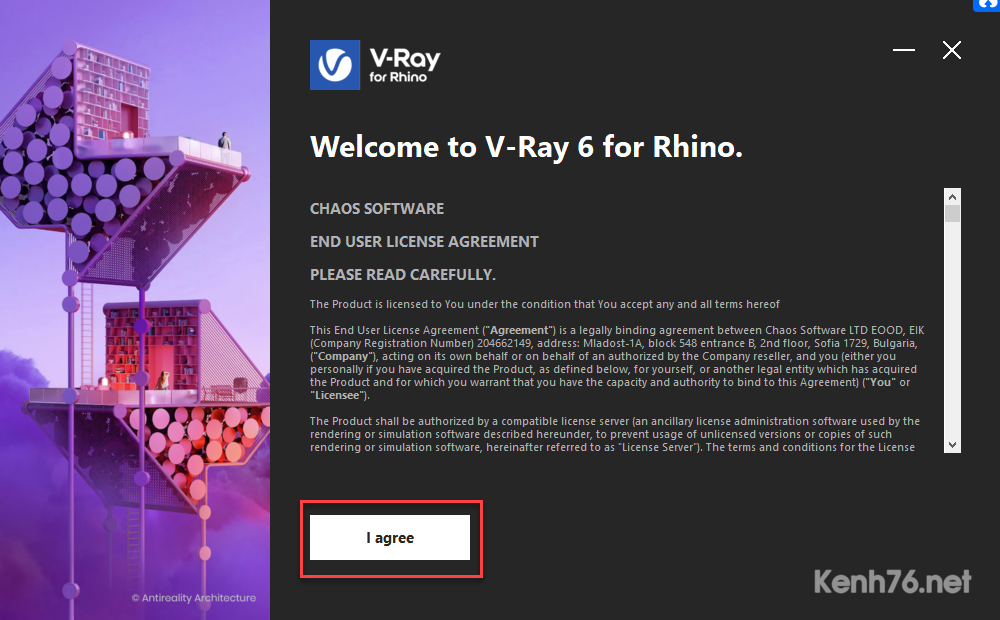 Download V-Ray 6 for Rhino – Hướng dẫn cài đặt chi tiết