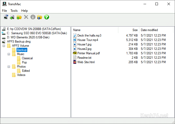Download TransMac 14.6 Full – Phần mềm mở file dmg trong Windows